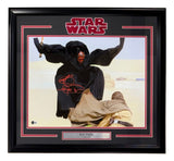 Ray Park Signed Framed 16x20 Star Wars Darth Maul Action Photo BAS