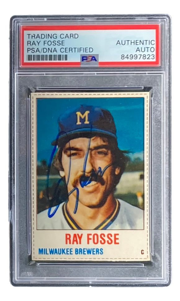 Ray Fosse Signed Milwaukee Brewers 1978 Hostess #57 Trading Card PSA/DNA 84997823 Sports Integrity