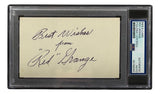 Red Grange Chicago Bears Signed Index Card Best Wishes PSA/DNA