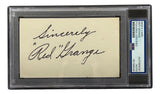 Red Grange Chicago Bears Signed Index Card Sincerely PSA/DNA