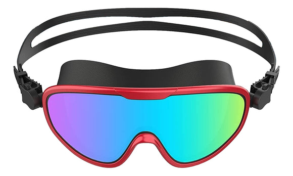Anti-Fog Red Swimming Goggles Sports Integrity
