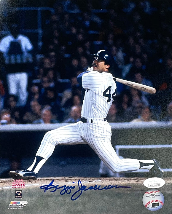 Reggie Jackson Signed 8x10 New York Yankees Photo JSA Hologram Sports Integrity