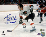 Reggie Leach Signed 8x10 Philadelphia Flyers Photo The Rifle BAS