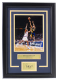 Reggie Miller Framed 8x10 Indiana Pacers Photo w/Laser Engraved Signature