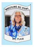 Ric Flair Signed Reprint 1982 All Stars Card #27 Rookie Card BAS