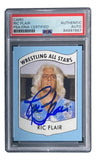 Ric Flair Signed Slabbed Reprint 1982 Wrestling All Stars Card #27 PSA/DNA