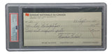 Maurice Richard Signed Montreal Canadiens Personal Bank Check #21 PSA/DNA Sports Integrity