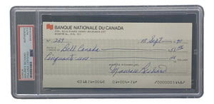 Maurice Richard Signed Montreal Canadiens Personal Bank Check #239 PSA/DNA Sports Integrity