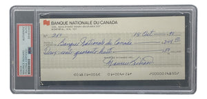 Maurice Richard Signed Montreal Canadiens Personal Bank Check #250 PSA/DNA Sports Integrity