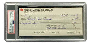 Maurice Richard Signed Montreal Canadiens Personal Bank Check #26 PSA/DNA Sports Integrity