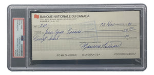 Maurice Richard Signed Montreal Canadiens Personal Bank Check #263 PSA/DNA Sports Integrity