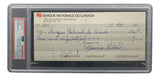 Maurice Richard Signed Montreal Canadiens Personal Bank Check #365 PSA/DNA Sports Integrity