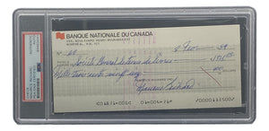 Maurice Richard Signed Montreal Canadiens Personal Bank Check #60 PSA/DNA Sports Integrity