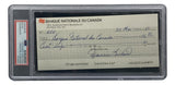 Maurice Richard Signed Montreal Canadiens Personal Bank Check #634 PSA/DNA Sports Integrity