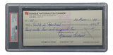 Maurice Richard Signed Montreal Canadiens Personal Bank Check #67 PSA/DNA Sports Integrity