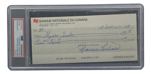 Maurice Richard Signed Montreal Canadiens Personal Bank Check #97 PSA/DNA Sports Integrity