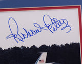 Richard Petty Signed Framed 11x14 Photo NASCAR Vs Jet JSA Hologram