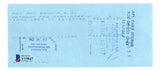 Rick Ferrell Boston Red Sox Signed Personal Bank Check #1197 BAS Sports Integrity