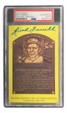 Rick Ferrell Signed 4x6 Boston Red Sox HOF Plaque Card PSA/DNA 85025733 Sports Integrity