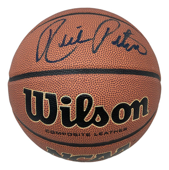 Rick Pitino St. John's Signed Wilson NCAA Composite Basketball PSA Hologram