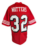 Ricky Watters San Francisco Signed Red Football Jersey Sports Integrity