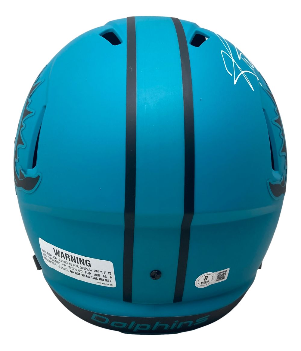 Ricky Williams Signed Dolphins FS Rave Speed Replica Helmet Smoke Ever ...