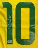 Rivaldo Brazil Signed Yellow Soccer Jersey BAS