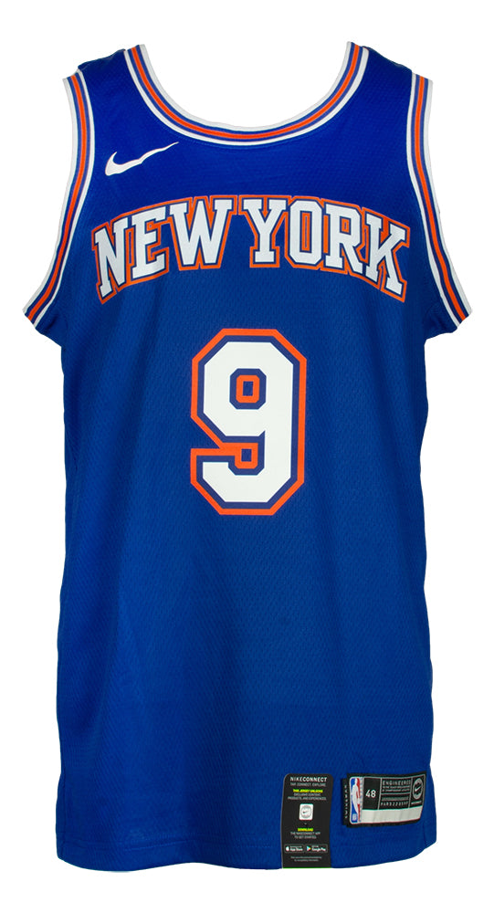 Fanatics Authentic RJ Barrett New York Knicks Autographed Blue Nike Diamond Swingman Jersey