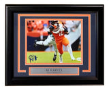 RJ Harvey Signed Framed 8x10 Denver Broncos Photo JSA QR