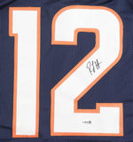 RJ Harvey Denver Signed Navy Blue Football Jersey JSA QR Hologram