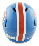 RJ Harvey Signed Denver Broncos Full Size T/B Speed Replica Helmet JSA QR