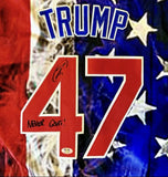 Robert O'Neill Signed USA Trump 47 Baseball Jersey Never Quit PSA/DNA