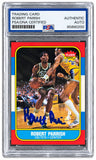 Robert Parrish Signed 1986 Fleer #84 Celtics Trading Card PSA/DNA