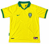 Roberto Carlos Signed Brazil 1997/98 Nike Soccer Jersey BAS