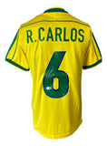 Roberto Carlos Signed Brazil Nike Soccer Jersey BAS