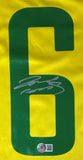 Roberto Carlos Signed Brazil Yellow Nike Medium Soccer Jersey BAS