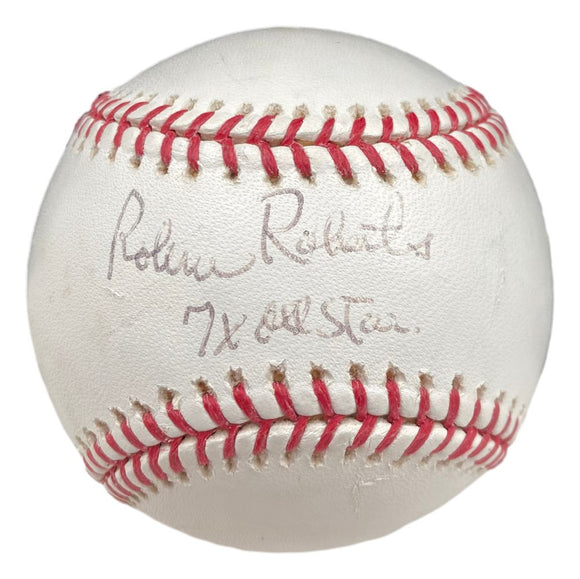 Robin Roberts Philadelphia Phillies Signed Official MLB Baseball 7x All Star BAS