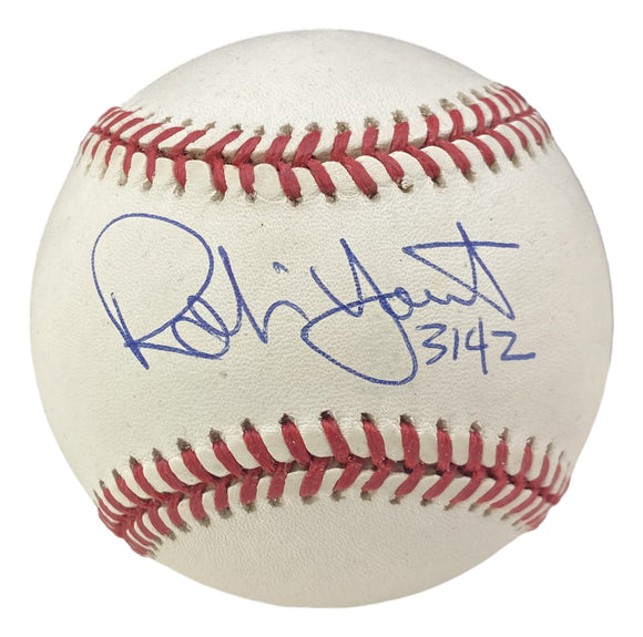 Robin Yount Brewers Signed American League Baseball 3142 Inscribed BAS BH080163 Sports Integrity