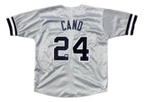 Robinson Cano New York Signed Gray Baseball Jersey BAS