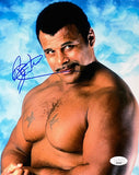 Rocky Johnson Signed 8x10 WWE Photo JSA