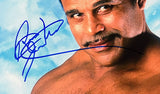 Rocky Johnson Signed 8x10 WWE Photo JSA Sports Integrity
