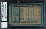 Rod Carew Signed 1980 Topps #700 Angels Trading Card BAS Auto 10