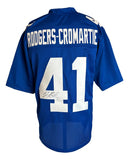 Dominique Rodgers-Cromartie New York Signed Blue Football Jersey JSA Hologram