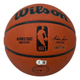 Dennis Rodman Chicago Bulls Signed NBA Wilson I/O Basketball BAS w/ Case
