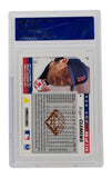 Roger Clemens 1996 Score Dugout #58 Boston Red Sox Baseball Card PSA/DNA Mint 9 Sports Integrity