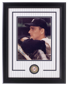 Roger Maris Signed Framed New York Yankees 8x10 Baseball Photo BAS LOA AB80415