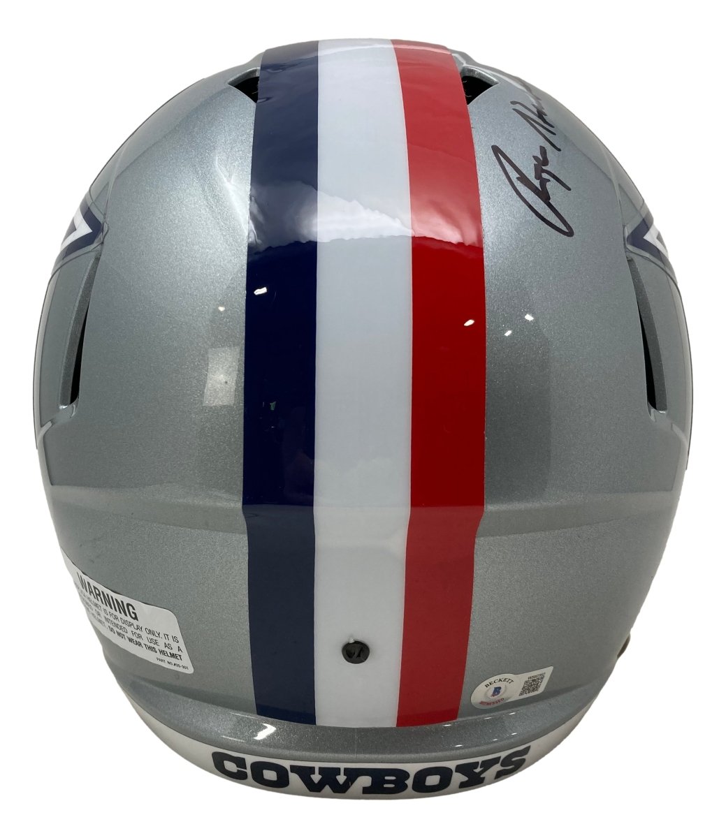Roger Staubach Signed Dallas Cowboys Full Size 1976 Replica Speed Helmet BAS Roger Staubach Signed Dallas Cowboys Full Size 1976 Replica Speed Helmet BAS