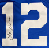 Roger Staubach Signed Dallas Cowboys Mitchell & Ness NFL Legacy M Jersey BAS ITP Sports Integrity