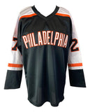 Ron Hextall Philadelphia Signed Black Hockey Jersey BAS