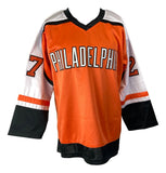 Ron Hextall Philadelphia Signed Orange Hockey Jersey BAS